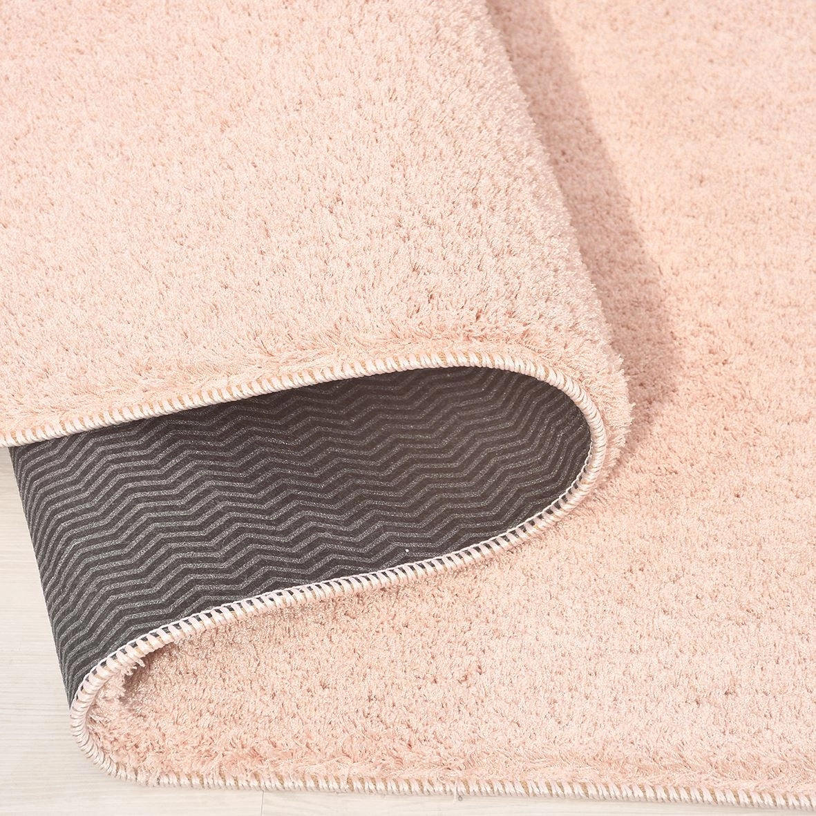 Pembe Puffy Peluş Maris Serisi Halı