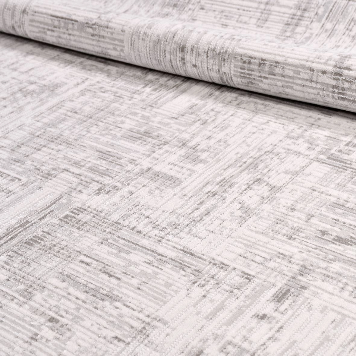 Gri Desenli Akrilik Makine Halısı Lara Serisi