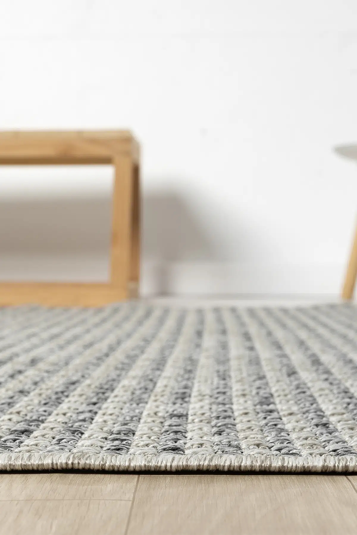 Gri Hasır Tarzı Bombay Serisi Halı