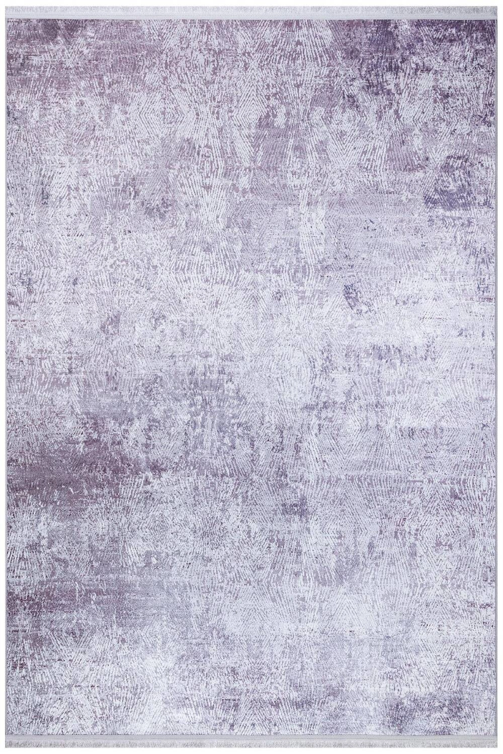 Kahverengi Çizgi Desenli Modern Dijital Baskı Yıkanabilir Halı
