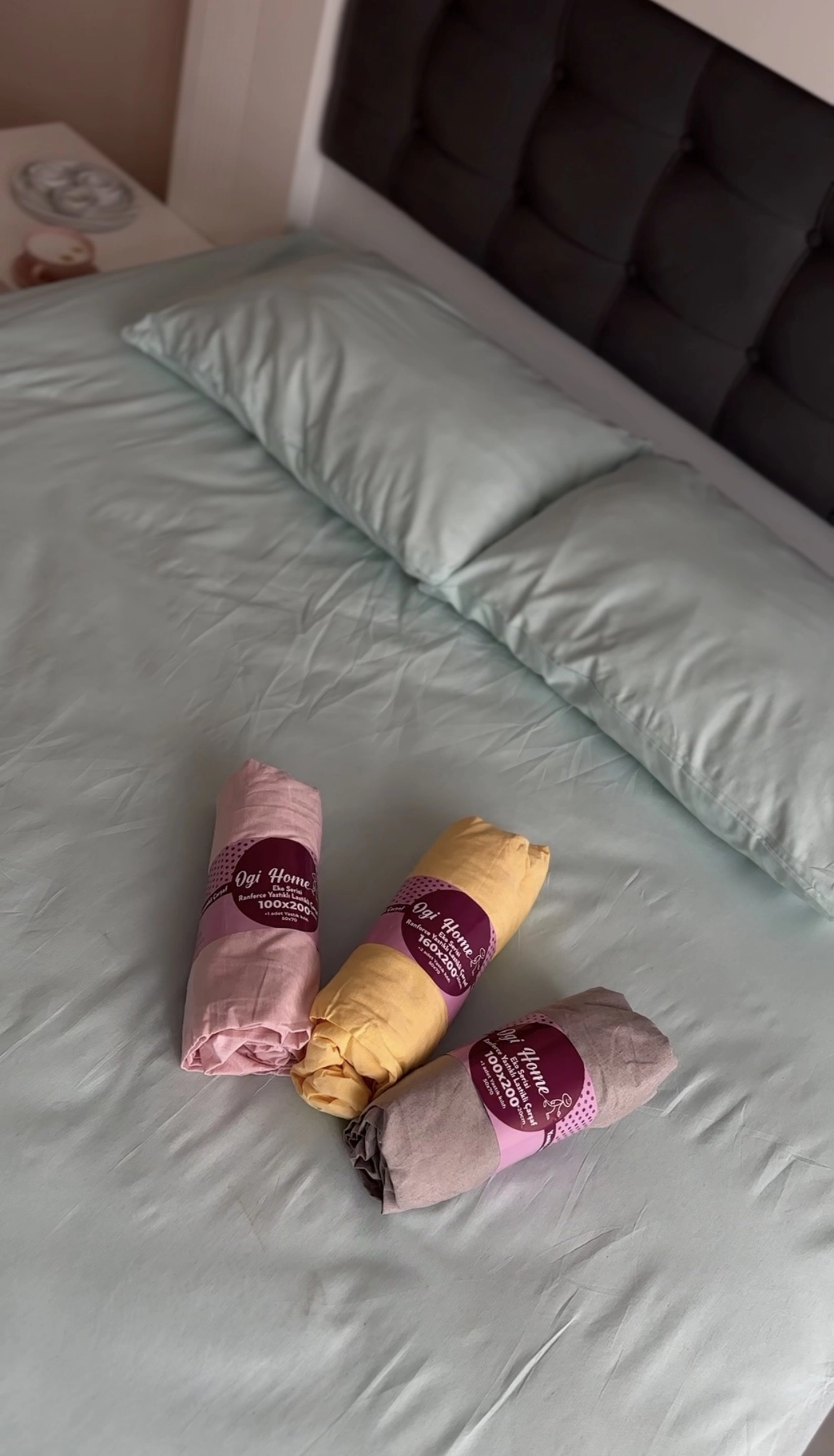 5 Adet Lastikli  Yastık Kılıflı Çarşaf Seti -2 Çift Kişilik 3  Tek Kişilik  