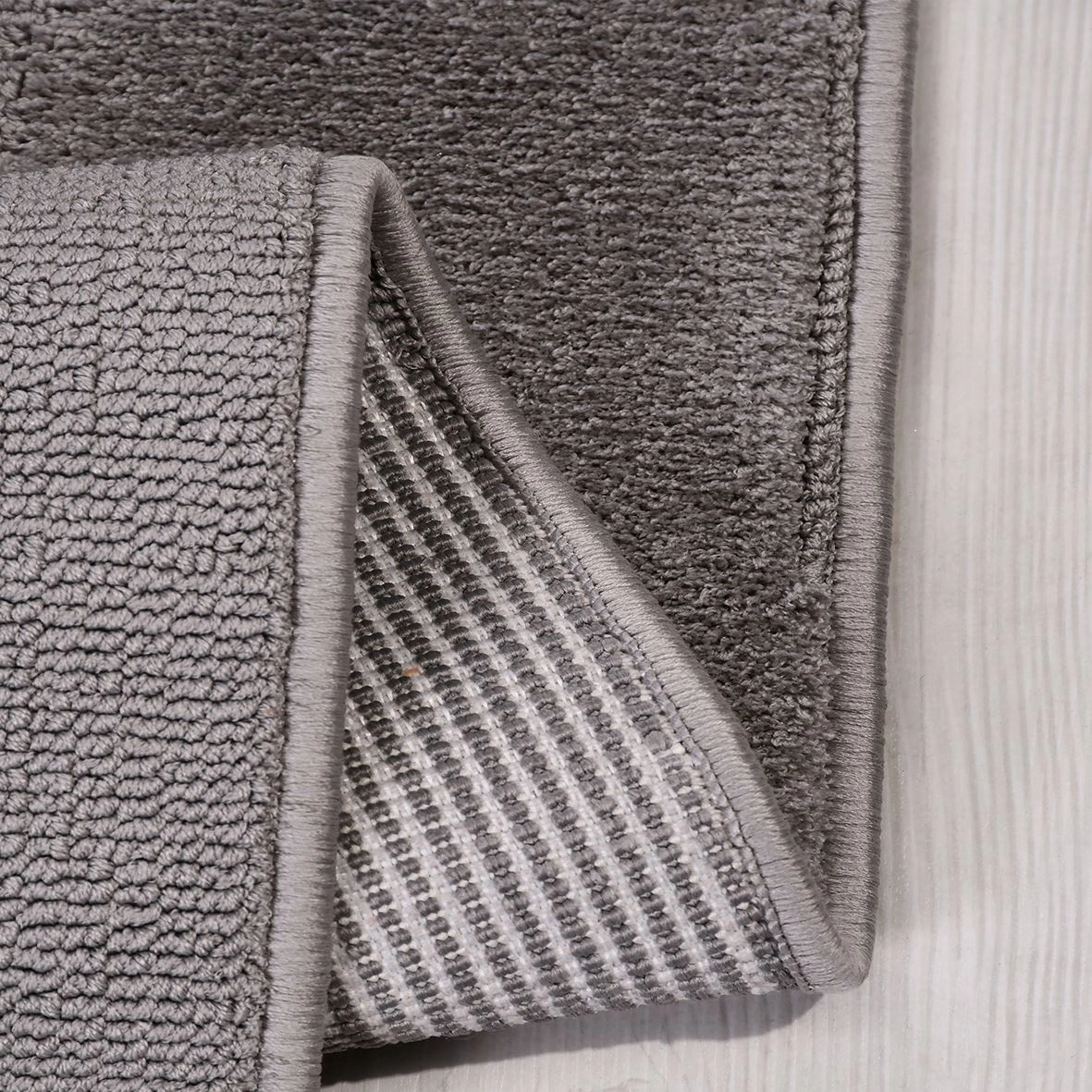 Gri 8 mm hav yüksekliğinde İnka Serisi Halı