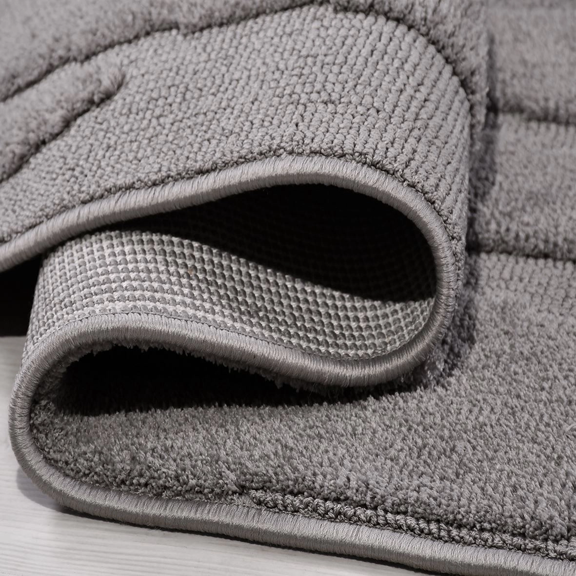 Gri 8 mm hav yüksekliğinde İnka Serisi Halı