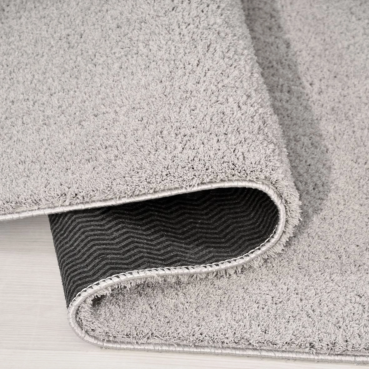 Gri Puffy Peluş Maris Serisi Halı