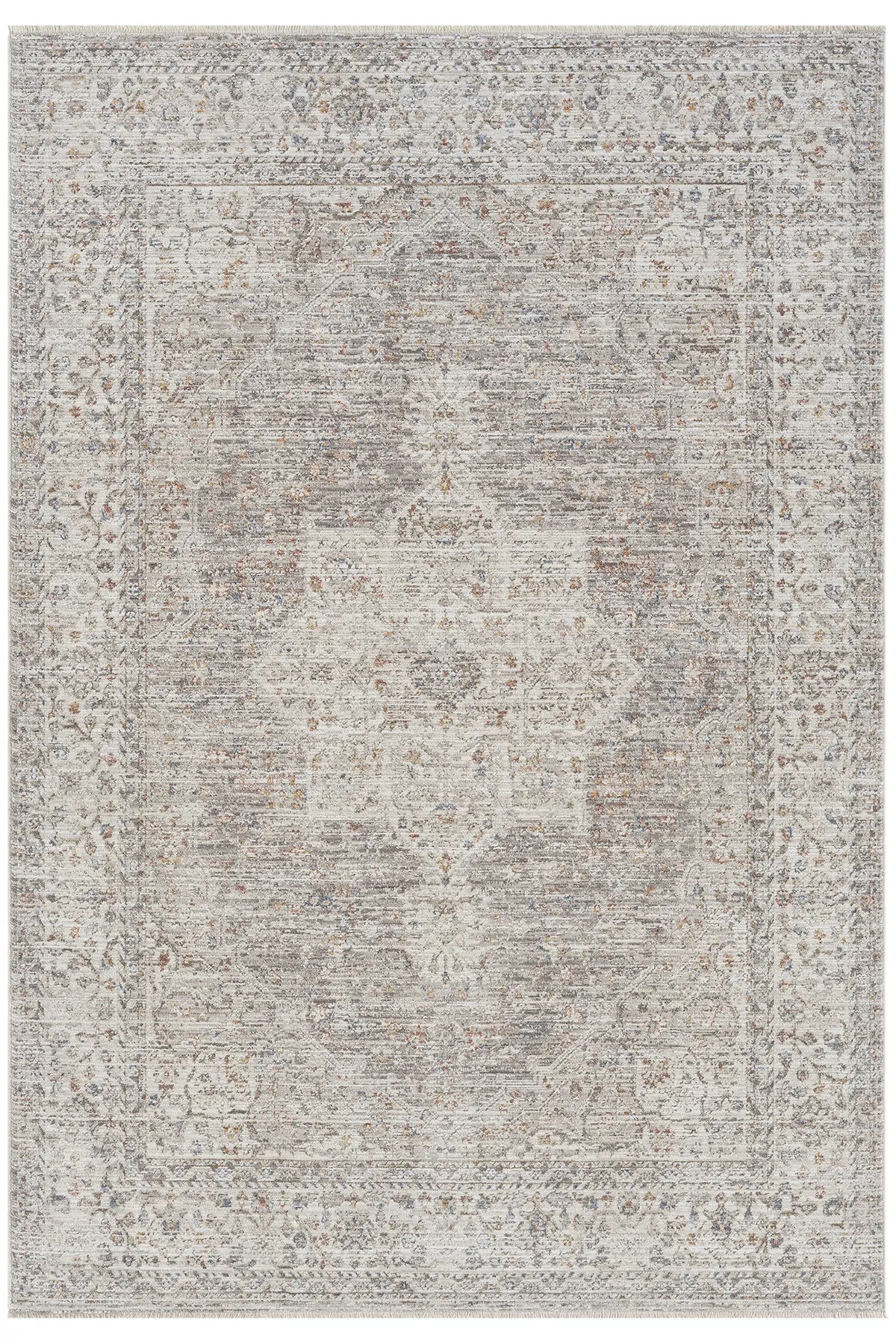 Bej Vintage Desenli Peru Serisi Halı