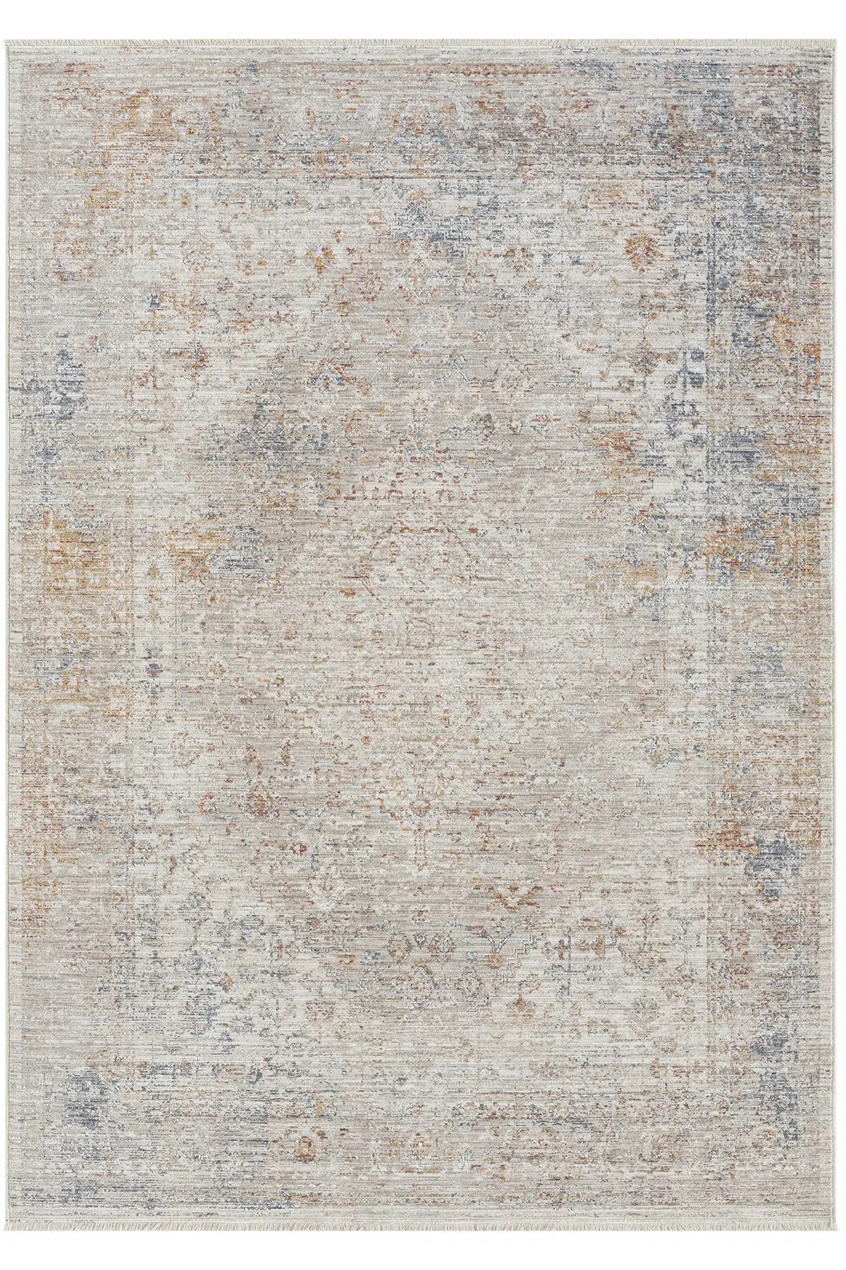 Bej Vintage Desenli Peru Serisi Halı