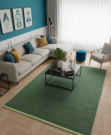  Yeşil Desenli Kilim Cool Serisi