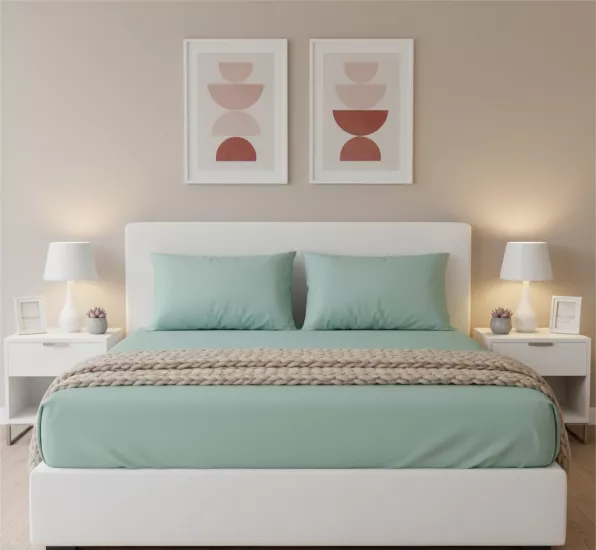 5 Adet Lastikli  Yastık Kılıflı Çarşaf Seti -2 Çift Kişilik 3  Tek Kişilik  