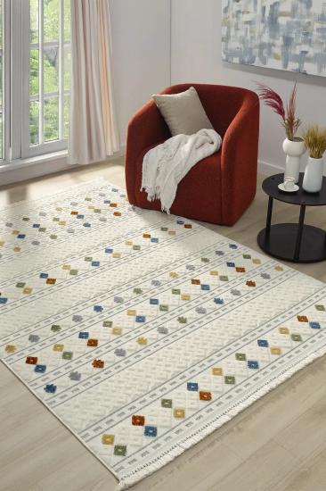 Multi Desenli Yumuşak Dokulu İbiza Serisi Halı