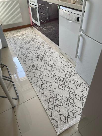 Yeni Model Şönil Kilim Beyaz Asil Serisi