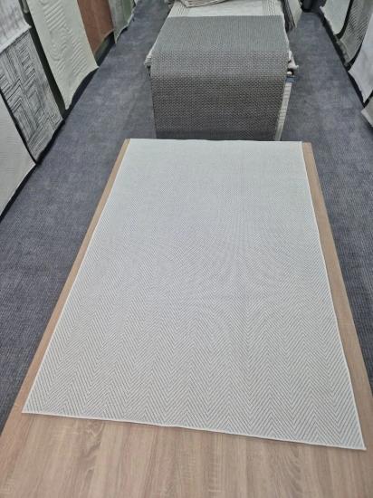 Krem Balıksırtı Desenli Sunset Serisi Sisal Halı