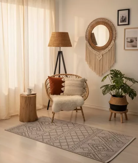 Vizon Desenli Kilim Cool Serisi