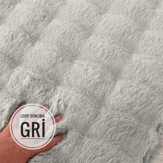 Gri Dokuma Tabanlı Tavşan Loop