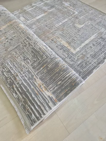 Gold Çizgi Desenli Hermes Serisi Halı