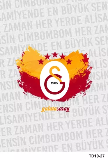 Galatasaray Desenli Dijital Baskı Yıkanabilir Halı