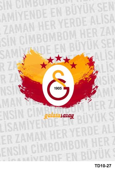 Galatasaray Desenli Dijital Baskı Yıkanabilir Halı