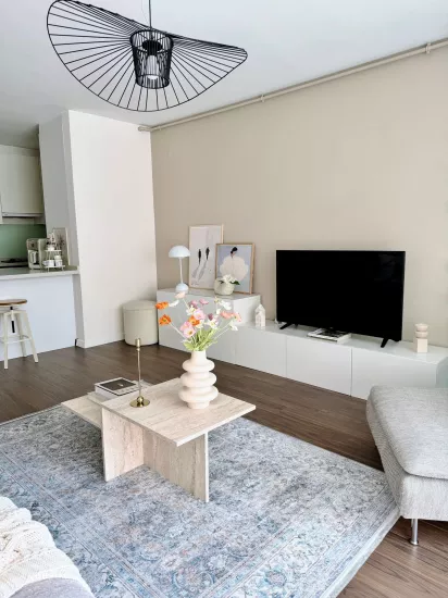 Gri Etnik Desenli Dijital Baskı Yıkanabilir Halı