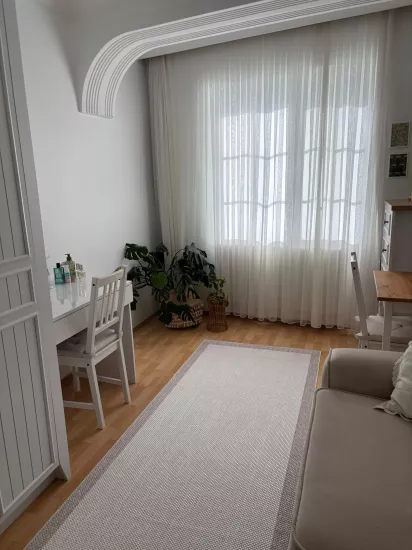 Sütlü Kahve Çerceve Krem Desenli Natura Serisi Sisal Halı