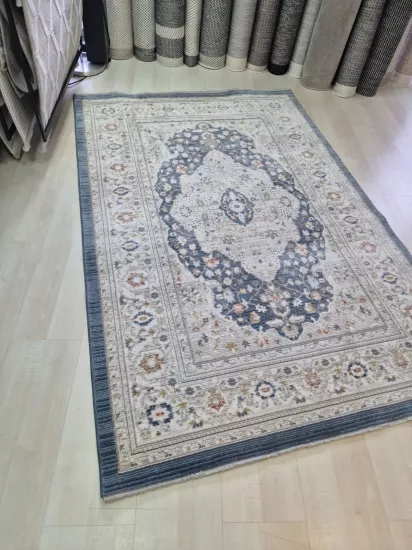 Mavi Vintage Desenli Butik Serisi Halı