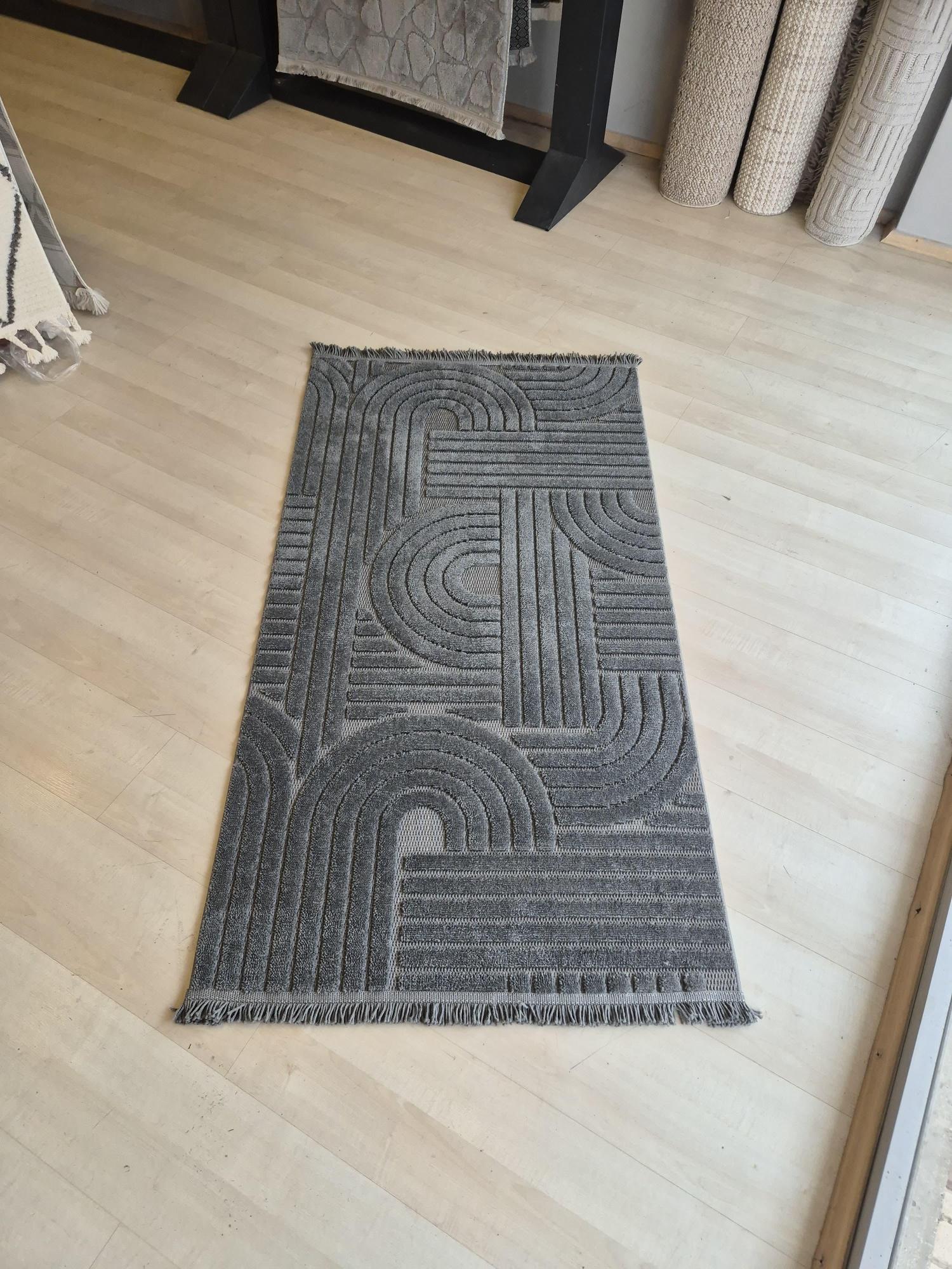 Antrasit Desenli Dizayn Serisi Halı
