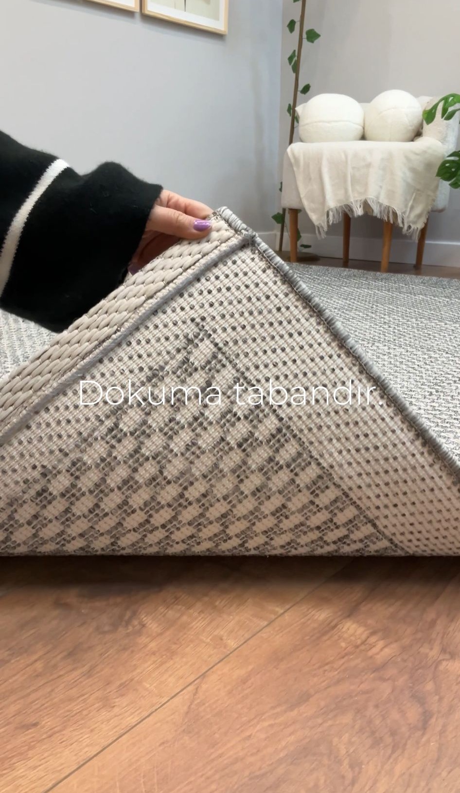 Gri%20%20Kare%20Desenli%20Veranda%20Serisi%20Sisal%20Halı