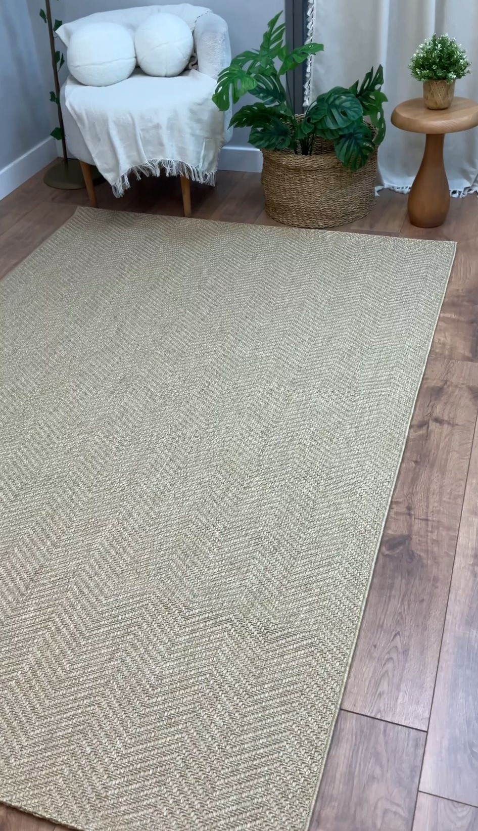 Natural%20%20Zikzak%20Desenli%20Veranda%20Serisi%20Sisal%20Halı