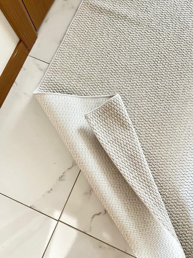 Krem Desenli Veranda Serisi Sisal Halı