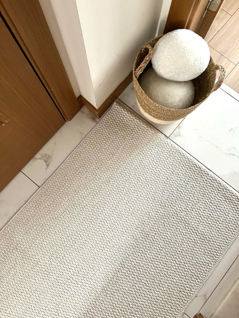 Krem Desenli Veranda Serisi Sisal Halı